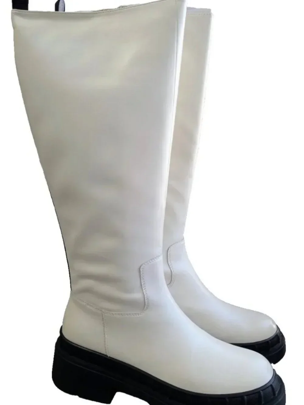 Lisa Vicky Womens Moody-V Leather Water Resistant Knee High Boots